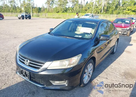 2014 Honda Accord Ex-L V-6 from USA, damaged, VIN 1HGCR3F80EA002593